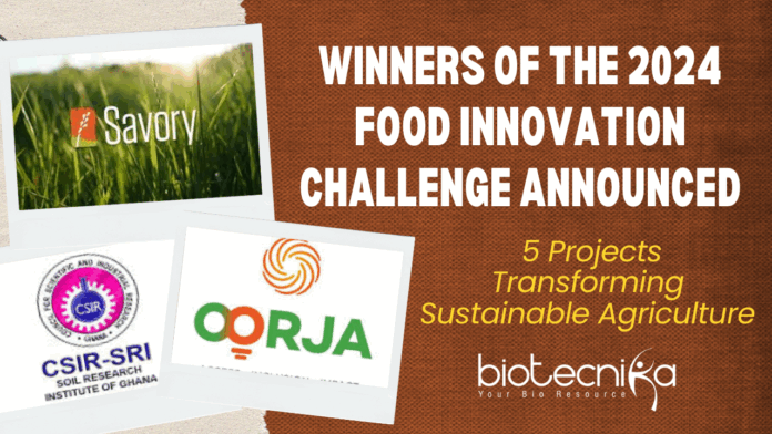 Winners of the 2024 Food Innovation Challenge Announced 5 Projects Transforming Sustainable Agriculture