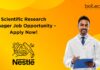 Scientific Research Manager Job Opportunity - Apply Now!