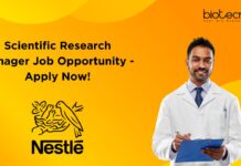 Scientific Research Manager Job Opportunity - Apply Now!