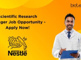 Scientific Research Manager Job Opportunity - Apply Now!
