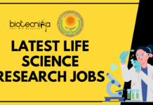 Latest Life Science Research Jobs