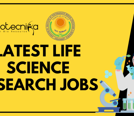 Latest Life Science Research Jobs