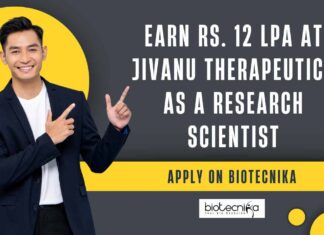 PhD Biotechnology Jobs at Jivanu Therapeutics 