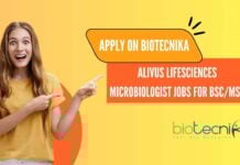 Alivus Lifesciences Microbiologist Jobs