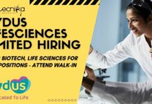 MSc Biochemistry Latest Job Openings