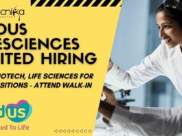 MSc Biochemistry Latest Job Openings
