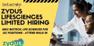 MSc Biochemistry Latest Job Openings