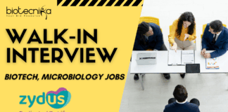Zydus Lifesciences Walk-In for QC & Biotech Jobs – July 5