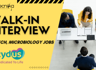 Zydus Lifesciences Walk-In for QC & Biotech Jobs – July 5