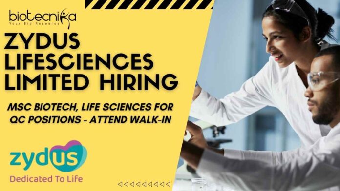 MSc Biochemistry Latest Job Openings