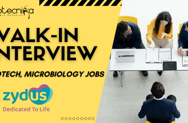 Zydus Lifesciences Walk-In for QC & Biotech Jobs – July 5