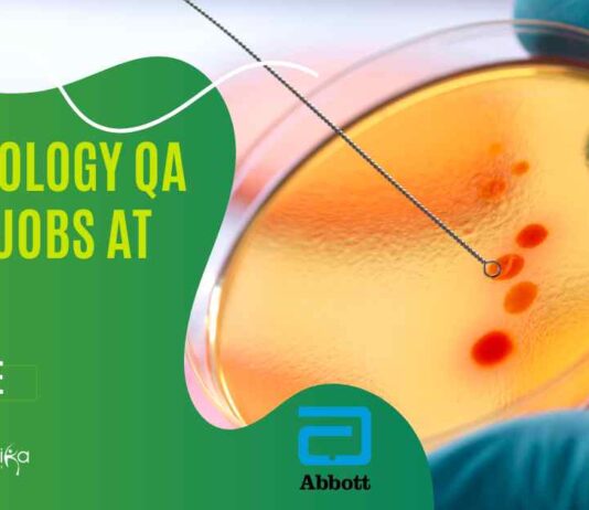 Latest MSc Microbiology Job Vacancy At Abbott | Apply Now For The Officer - QA Role
