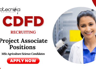 Agriculture Jobs at CDFD | Apply Now for Various Project Associate Positions