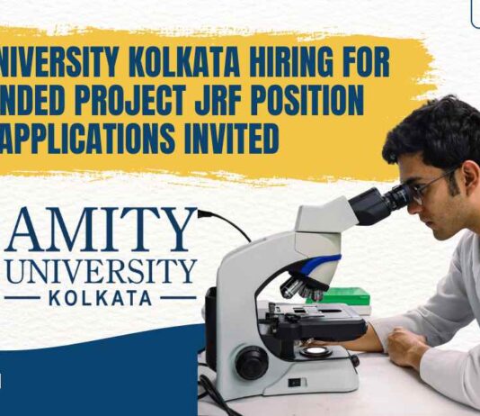MSc Life Sciences JRF Vacancy