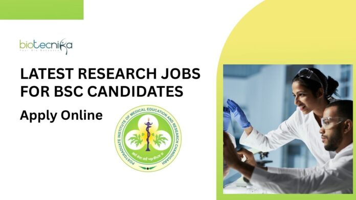 Latest Research Jobs for BSc Candidates l Apply Now for Field Worker Position at PGIMER