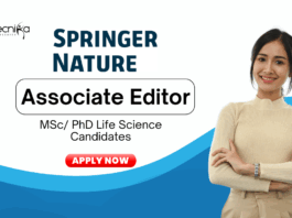 Associate Editor Jobs at Springer - PhD Life Science Candidates Apply Online