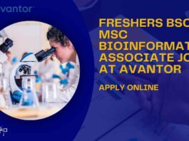 Freshers Bioinformatics MSc Jobs at Avantor