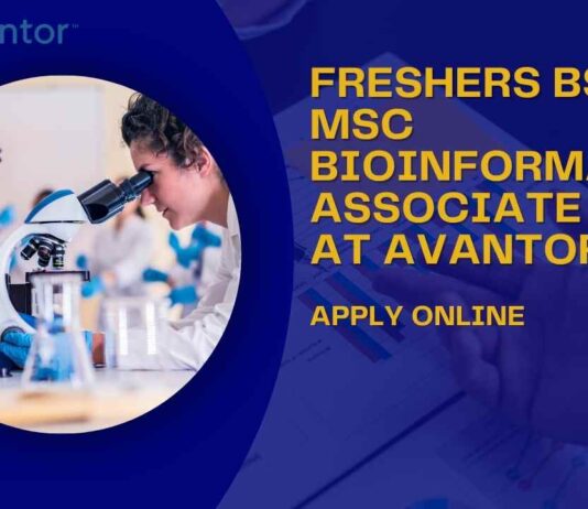 Freshers Bioinformatics MSc Jobs at Avantor