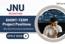 BSc Bioinformatics Jobs at JNU | Apply Now for Various Project Technician Roles