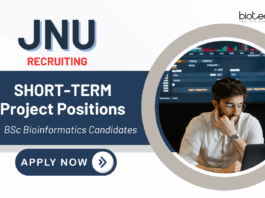 BSc Bioinformatics Jobs at JNU | Apply Now for Various Project Technician Roles