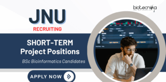 BSc Bioinformatics Jobs at JNU | Apply Now for Various Project Technician Roles