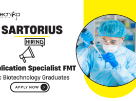 BSc Biotechnology Jobs at Sartorius | Apply Now For The Application Specialist Role