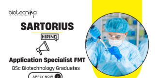 BSc Biotechnology Jobs at Sartorius | Apply Now For The Application Specialist Role
