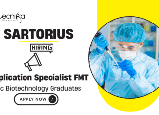 BSc Biotechnology Jobs at Sartorius | Apply Now For The Application Specialist Role