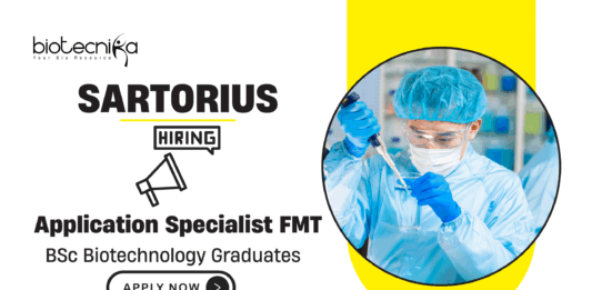 BSc Biotechnology Jobs at Sartorius | Apply Now For The Application Specialist Role