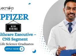 BSc Life Science Job at Pfizer | Apply Now For The Healthcare Executive – CNS Segment