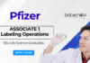 BSc Life Science Job at Pfizer Apply Now for the Associate Position in Labeling Operations (1)