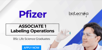 BSc Life Science Job at Pfizer Apply Now for the Associate Position in Labeling Operations (1)