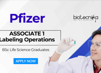 BSc Life Science Job at Pfizer Apply Now for the Associate Position in Labeling Operations (1)