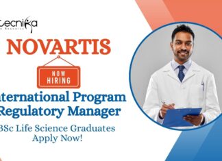 BSc Life Science Jobs at Novartis | Apply Now For The International Program Regulatory Manager (IPRM) Role