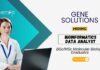Bioinformatics Data Analyst Job at Gene Solutions BScMSc Graduates Apply Online (1)