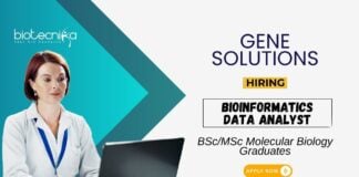Bioinformatics Data Analyst Job at Gene Solutions BScMSc Graduates Apply Online (1)