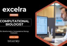 Bioinformatics Job at Excelra MSc Graduates Apply Now For the Computational Biologist Role