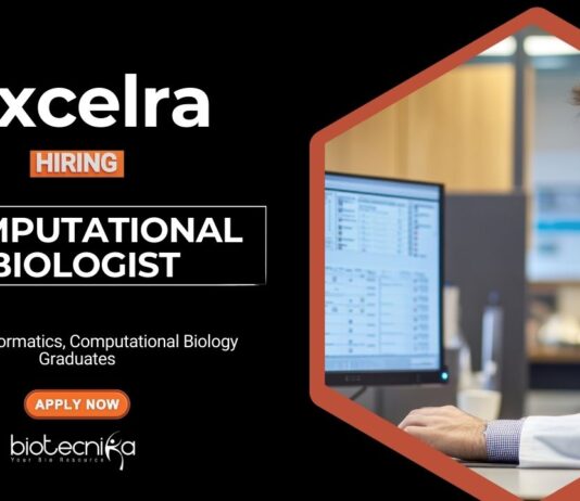 Bioinformatics Job at Excelra MSc Graduates Apply Now For the Computational Biologist Role