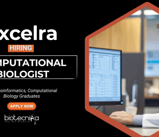 Bioinformatics Job at Excelra MSc Graduates Apply Now For the Computational Biologist Role