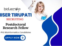 Bioinformatics Jobs at IISER Tirupati Apply Now for Postdoctoral Research Fellow Position (1)
