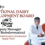 Bioinformatics Jobs at NDDB | Apply Now For The Deputy Manager (AB - Bioinformatics) Role