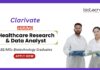 Biotechnology Jobs at Clarivate Apply Now for the Associate Healthcare Research & Data Analyst Role