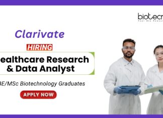 Biotechnology Jobs at Clarivate Apply Now for the Associate Healthcare Research & Data Analyst Role