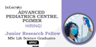 Biotechnology Jobs at PGIMER | Apply Now For The Junior Research Fellow Vacancy