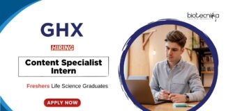 Biotechnology Jobs for Freshers at GHX Apply Now for the Content Specialist Intern Position