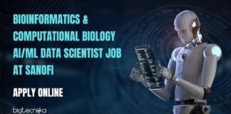 Bioinformatics AI ML Job Vacancies at Sanofi