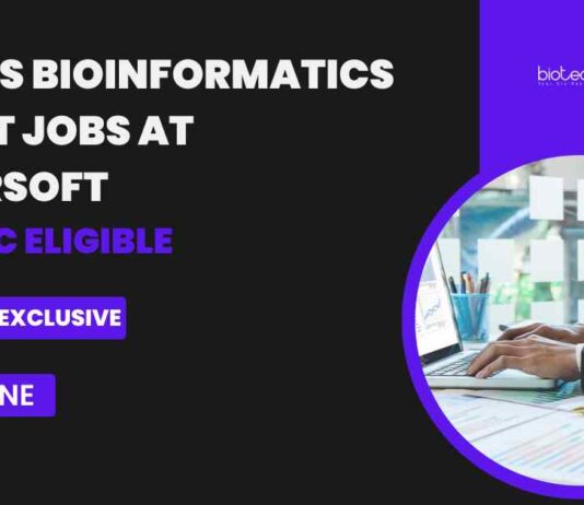 Freshers BSc & MSc Bioinformatics Jobs at Feathersoft
