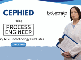 MSc Biotechnology Jobs at Cepheid | Apply Now for the Process Engineer Role