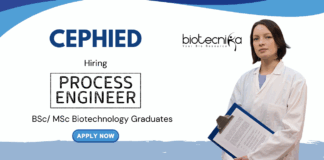 MSc Biotechnology Jobs at Cepheid | Apply Now for the Process Engineer Role