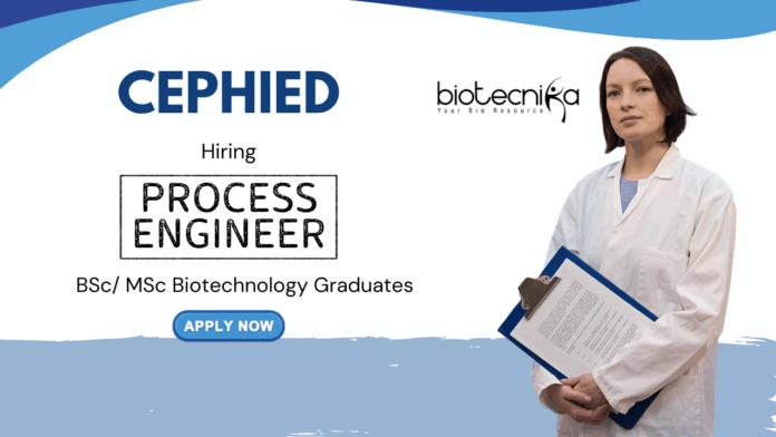 MSc Biotechnology Jobs at Cepheid | Apply Now for the Process Engineer Role